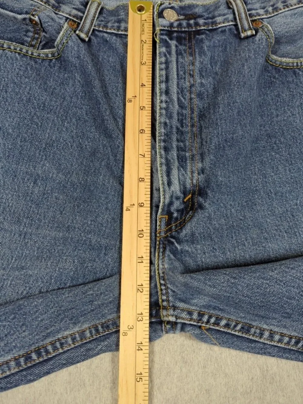 Levi's 550 Jeans Men's 40x30 (Actual 38x29) Blue Denim Relaxed Fit Tapered Leg